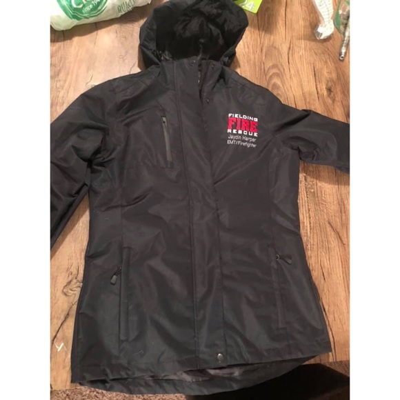 Embroidered Fire Department Jacket - Picture 2 of 3